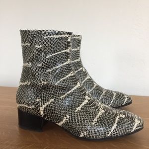 Aeyde Naomi 'Snakeskin' boot